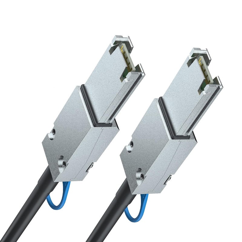 HYFIBER 6G External Mini SAS SFF-8088 to SFF-8088 Cable, 6Gbps External Cable Attached SCSI, 26pin, 100-Ohm Impedance, 0.5-Meter(1.64ft), 30AWG - Image 3